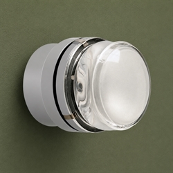 Fresnel kinkiet / lampa sufitowa, szara