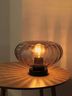 Decor Smoke Glass lampa stołowa