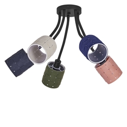 Decor Felt Weaving Cans lampa sufitowa, wielokolorowa