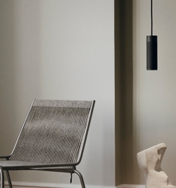 Thorup Copenhagen Patrone pendel, czarno-brązowany mosiądz, 200 mm