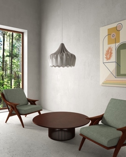 Pioni L lampa wisząca, biała