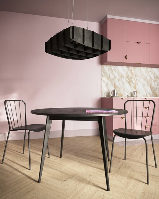 Ristikko 65 lampa wisząca, czarna