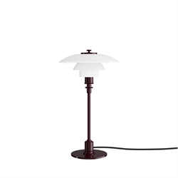 PH 2/1 lampa stołowa, glossy burgundy