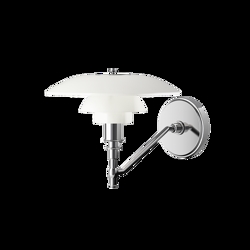 Kinkiet PH 3/2 bez włącznika, biały opal