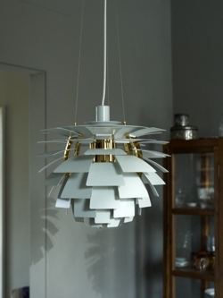 PH Artichoke Ø60 pendel, dusty green/messing