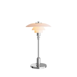 PH 2/1 przenośna lampa stołowa / lampa bateryjna, chrom