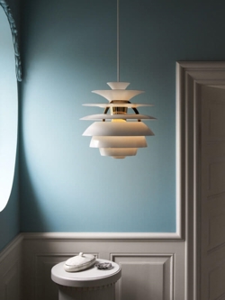 PH Snowball pendel, soft white/messing