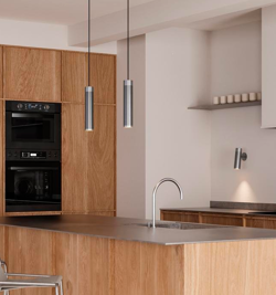 Thorup Copenhagen Patrone pendel, niklowany mosiądz, 300 mm