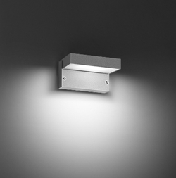 POLO+ 2 11, lampa ścienna wewnętrzna/zewnętrzna, szara