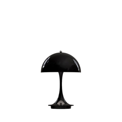 Panthella 160 Portable V2 lampa stołowa / bateryjna, metal czarny