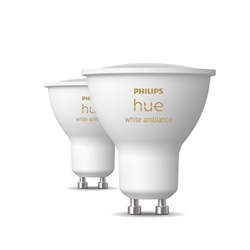 Philips Hue White Ambiance 4,2W LED GU10 400lm (2 szt.)