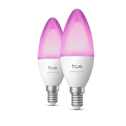 Philips Hue White and Color Ambiance 3,7W LED E14 B39 500lm (2 szt.)