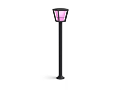 Philips Hue Econic WCA zewnętrzna lampa słupkowa, czarna