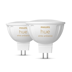 Philips Hue White Ambiance 5,1W LED 12V GU5.3 MR16 400lm (2 szt.)