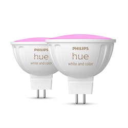 Philips Hue White and Color Ambiance 6,3W LED 12V GU5.3 MR16 400lm (2 szt.)
