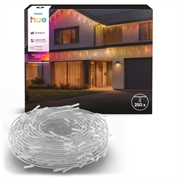 Philips Hue Festavia zewnętrzny łańcuch świetlny w kształcie sopli m/250 LED WCA (9 metrów)