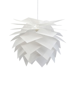 Pineapple D75 lampa wisząca, biała