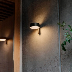 Plaff-on A16 zewnętrzna lampa ścienna, czarna