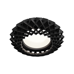 Signature 45 plafon sufitowy / kinkiet, czarny