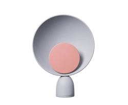 Blooper lampa stołowa, popielaty/jaipur różowy