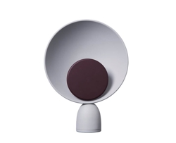 Blooper lampa stołowa, popielaty szary/figowy fiolet