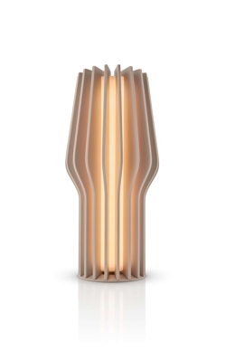 Radiant LED bateria / lampa stołowa 25 cm, pearl beige
