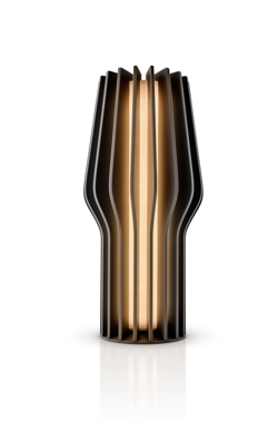 Radiant LED lampa bateryjna / stołowa 25 cm, czarna