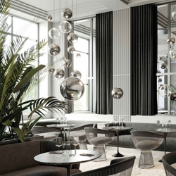 Random Solo lampa wisząca Ø18, kryształ