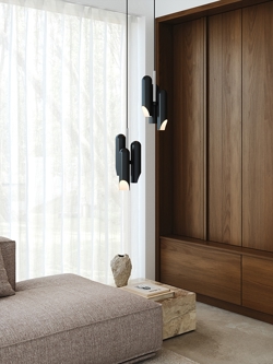 Rochelle lampa wisząca, czarna