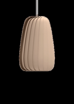 ST906 lampa wisząca, brzoza/naturalny, 25 x 42 cm