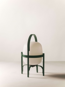 Cestita Alubat lampa bateryjna, angielska zieleń