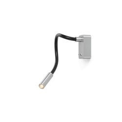 Scar-Led 1FDS kinkiet natynkowy, L400, alu/czarny