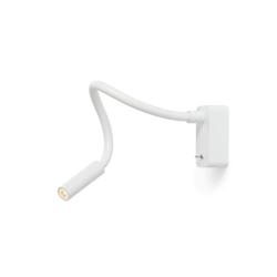 Scar-Led 1FDS kinkiet natynkowy, L400, biały/biały