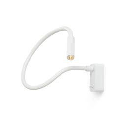 Scar-Led 1FDS kinkiet natynkowy, L750, biały/biały