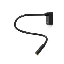 Scar-Led 1FDS kinkiet natynkowy, L750, czarny/czarny