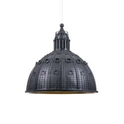 Seletti Cupolone Quarantacinque lampa wisząca, szara
