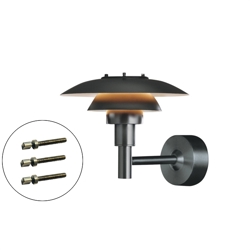 Śruby zabezpieczające do PH 3-2½ zewnętrznej lampy ściennej, czarne