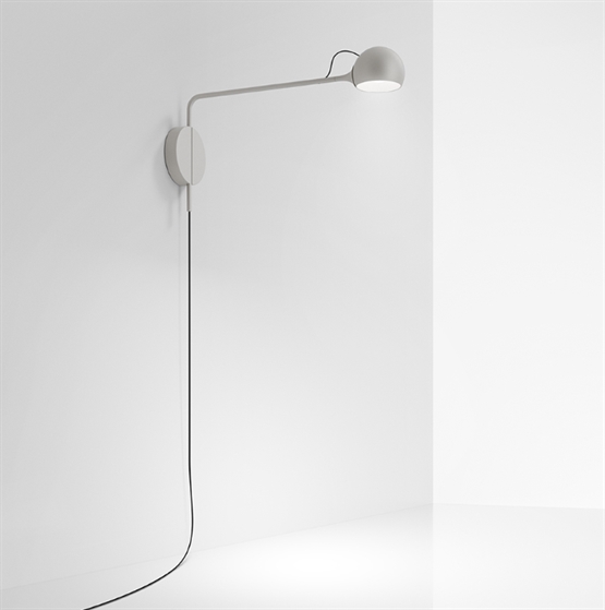 Kinkiet Ixa Plug, biały/szary