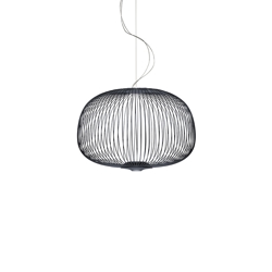 Spokes 3 LED lampa wisząca ściemnialna, grafit