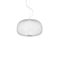 Spokes 3 LED lampa wisząca ściemnialna, biała