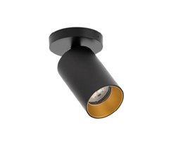 SpotOn Circle1 lampa sufitowa/spot, czarny/złoty