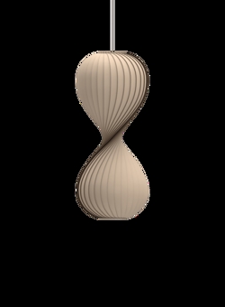 TR10 lampa wisząca, brzoza/naturalny, 40 x 100 cm