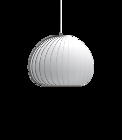 TR12 lampa wisząca, plastik/biały, 45 x 35 cm