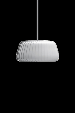 TR19 lampa wisząca, papier/biały, 53 x 26 cm