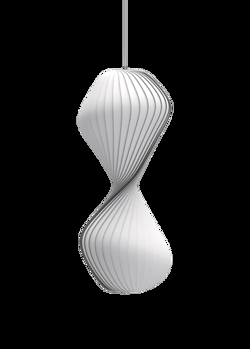 TR32 lampa wisząca, PC Nonwoven/biały, 40 x 100 cm