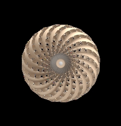 TR5 kinkiet, brzoza/natura, 60 x 20 cm