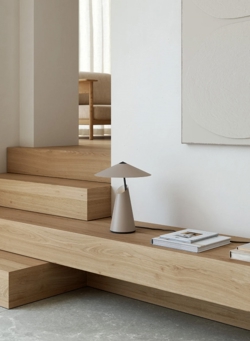 Taido lampa stołowa, brązowa