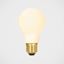 Tala Globe E27 6W LED żarówka, matowa biała Dim to Warm