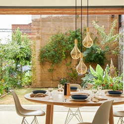 Tala Triple pendel (oprawka), czarny/mosiądz