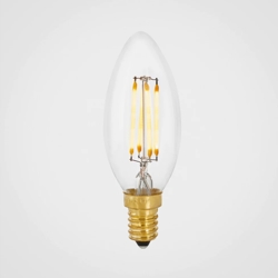Tala Candle E14 4W LED żarówka, przezroczyste szkło (2500K)